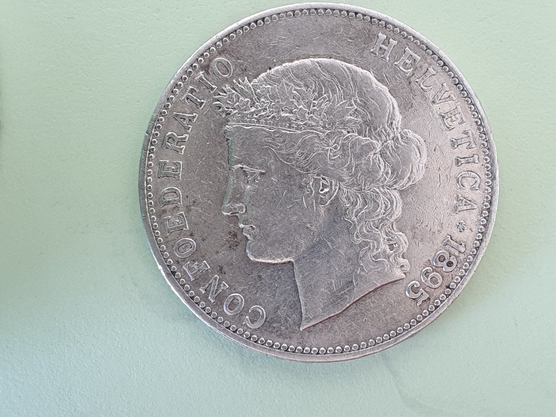 Tutti le monete: 5 Franken 1895 rare super ++ ( POSTE A+ ) – Usato da luzern venduto da Jrouge