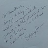 Jeffrey Lynn (1909-1995) Schauspieler - Autogramm