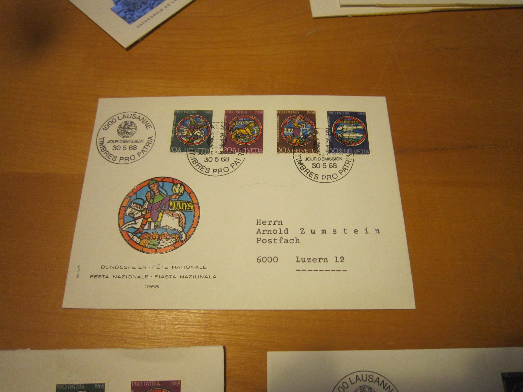 Tutti i francobolli: PP 1968 FDC und weitere Briefe – Usato da Gordola venduto da Polentaefung 1