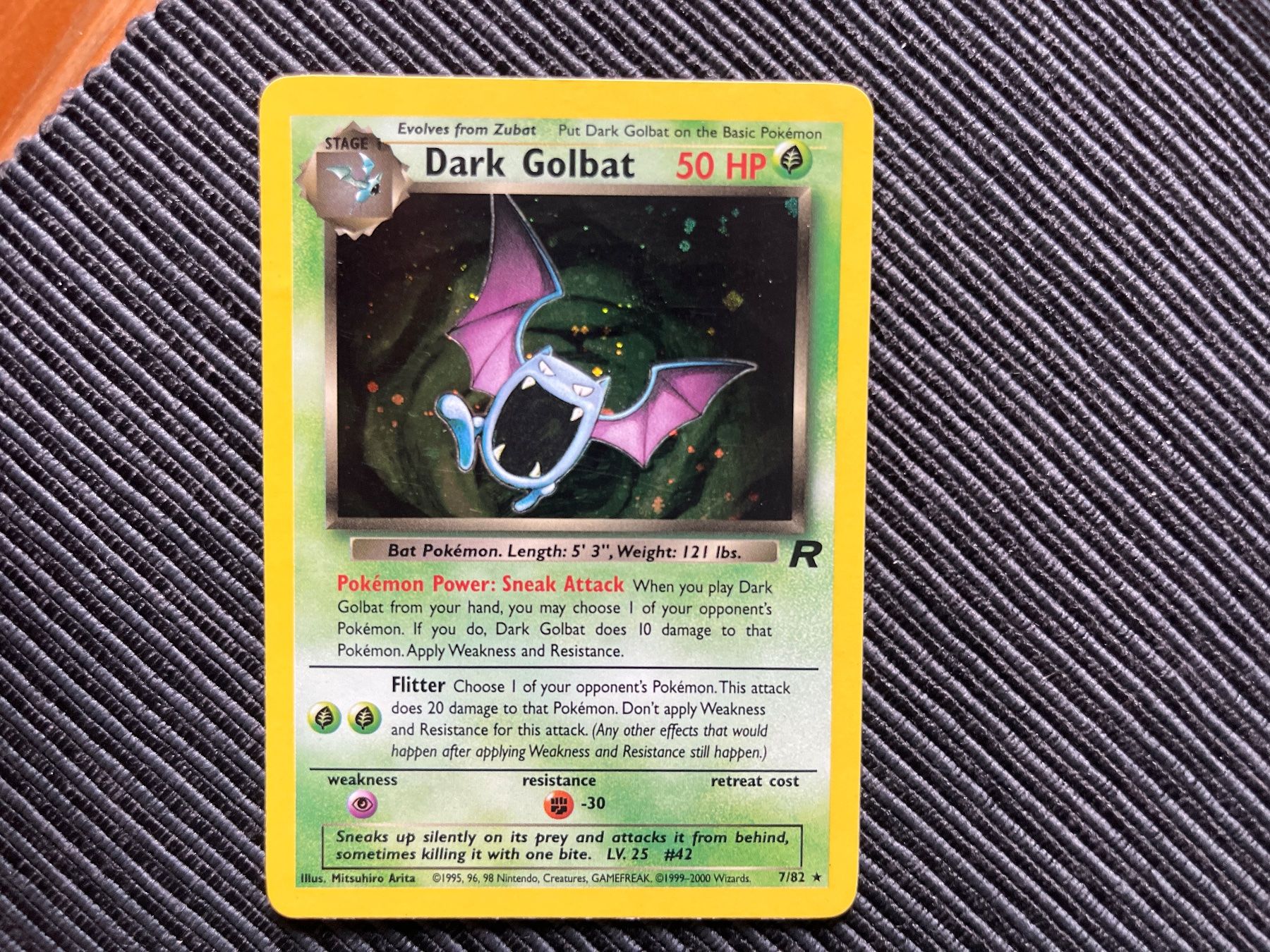 Pokémon Carte collezionabili: Pokemon Dark Golbat holo Team Rocket Set englisch – Usato da Wabern venduto da Collectfun