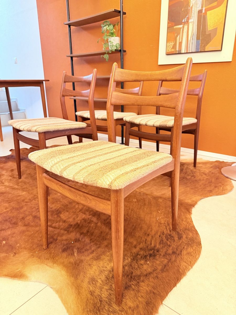 Stühle: Vintage 4 Stück Teak Stühle – Gebraucht aus Grenchen von Nur_2540 7