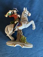 Volkstedt - antike Porzellanfigur Reiter auf Pferd