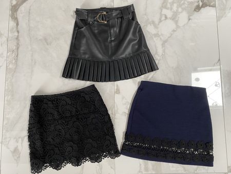 3 elegante Jupes Gr. 34/36
