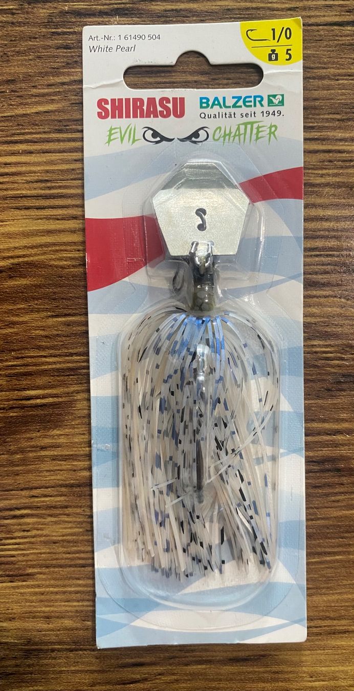 Balzer Köder: BALZER Shirasu Evil Chatterbait Gr.1/0 5g – Neu und originalverpackt aus Widnau von Fishingtackle_Oggy