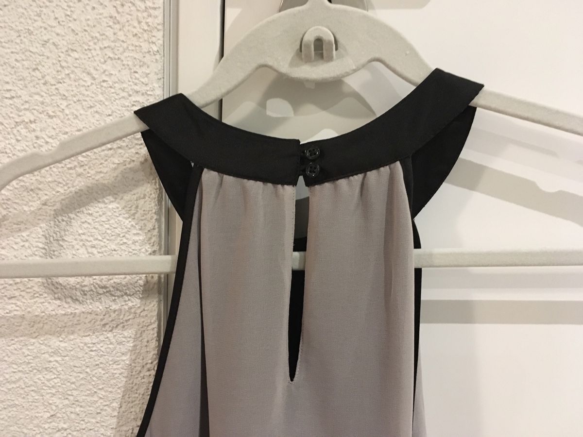 S.Oliver Tops: S. Oliver Selection Top elegant grau schwarz Grösse 34 – Gebraucht aus Oberrohrdorf von Desteny1 2