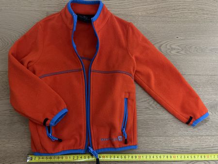 Trevolution Fleece Jacke, rot/Blau, Gr. 98