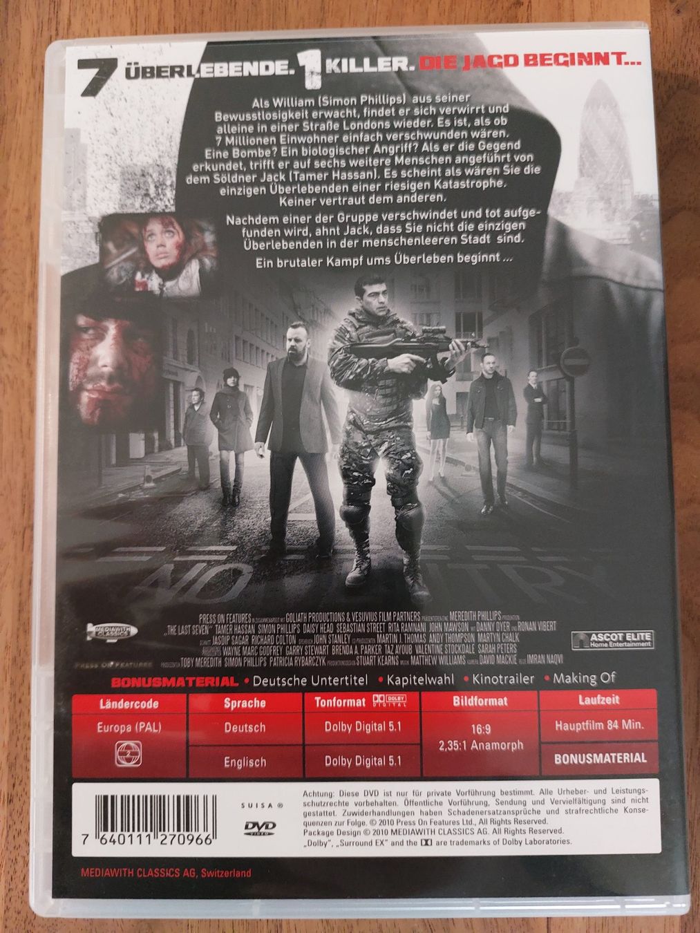 Tutti i DVDs: DVD - The Last Seven – Usato da Rheinfelden venduto da FilmAuktion 1