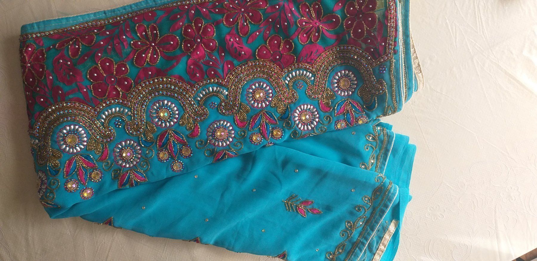 Tessuti: Sari/ Saree/stoffe – Nuovo (secondo la descrizione) da Bern venduto da mahilini
