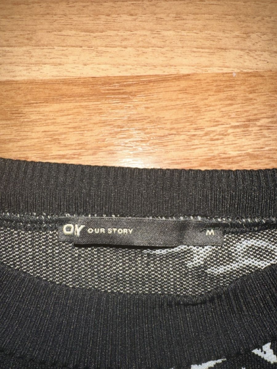 Only Maglioni & Felpe: Only Pullover, Gr. M, schwarz "New York" Muster – Usato da St.Gallen venduto da maierm01 2