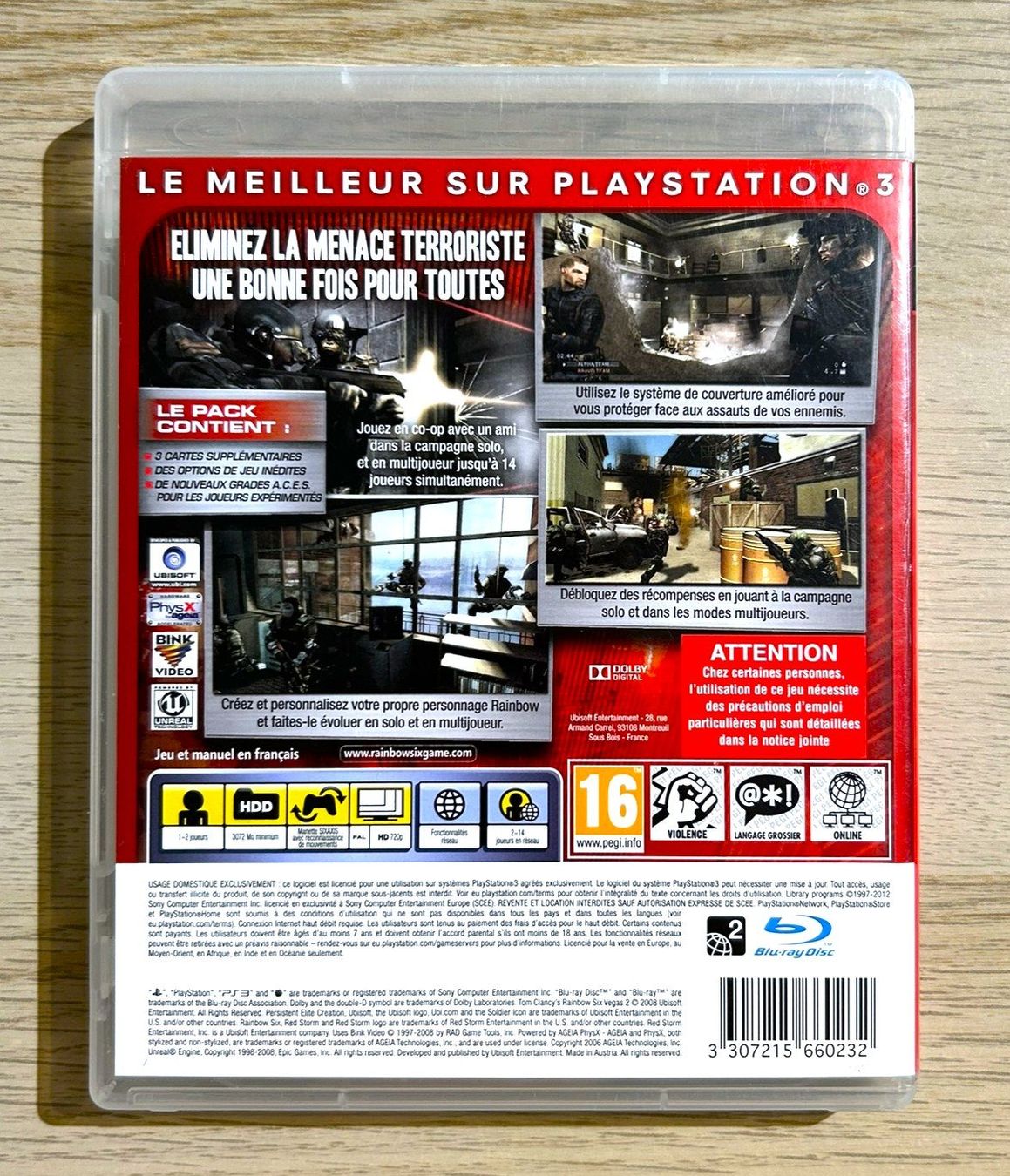Sony Giochi: Tom Clancys Rainbow Six Vegas 2 PS3 – Usato da St. Gallen venduto da Alpine.Arcade 1