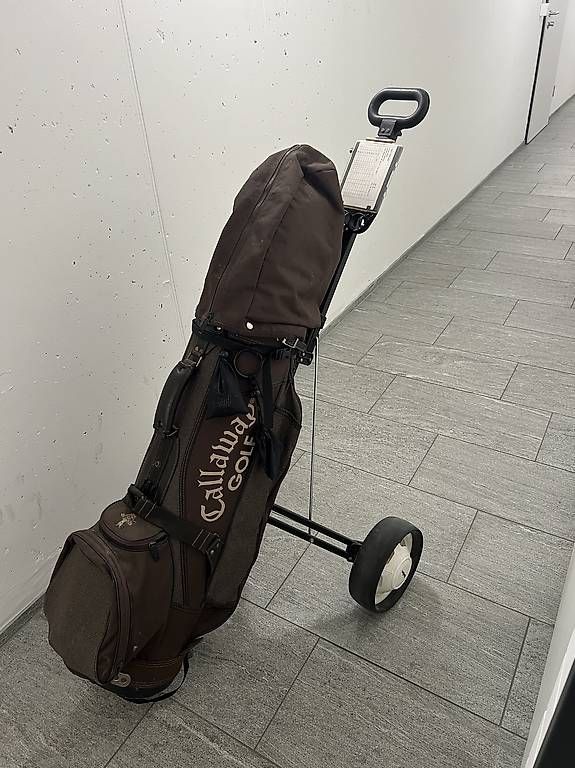 Mazze & Set: Callaway Golf Bag Set Schläger Trolly Linkshänder – Usato da Reichenburg venduto da mic_tk66