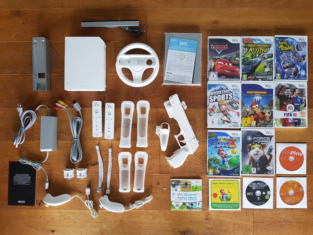 Nintendo Wii Super Set mit 12 Spiele und viele Extras | Kaufen auf Ricardo