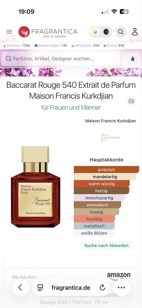 Kurkdjian Profumi & Eau de Toilette: Baccarat Rouge 540 Extrakt, 2 ml – Usato da Sursee venduto da nri_sbv9 1