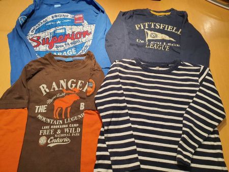 4 Langarmshirts 110