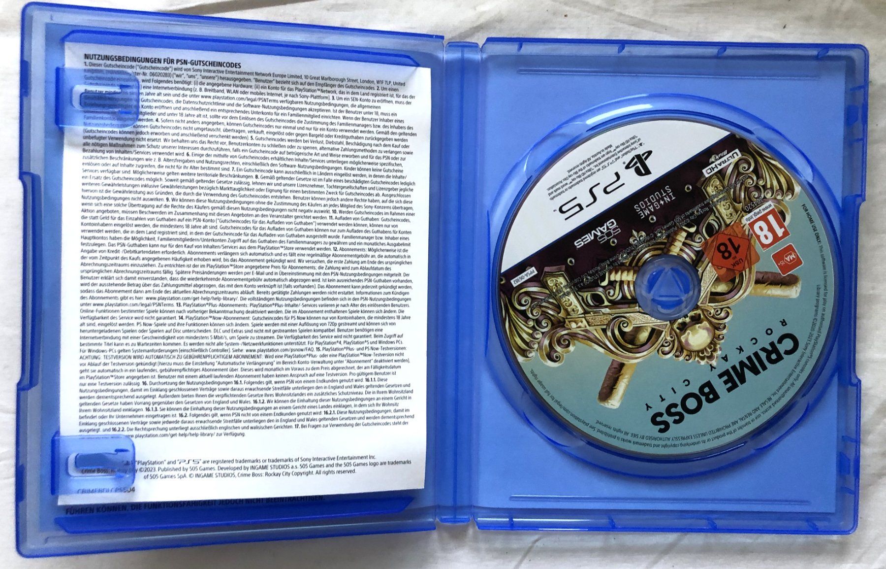 Spiele: PS5 - CRIME BOSS: Rockay City – Gebraucht aus Schaffhausen von durruti 1