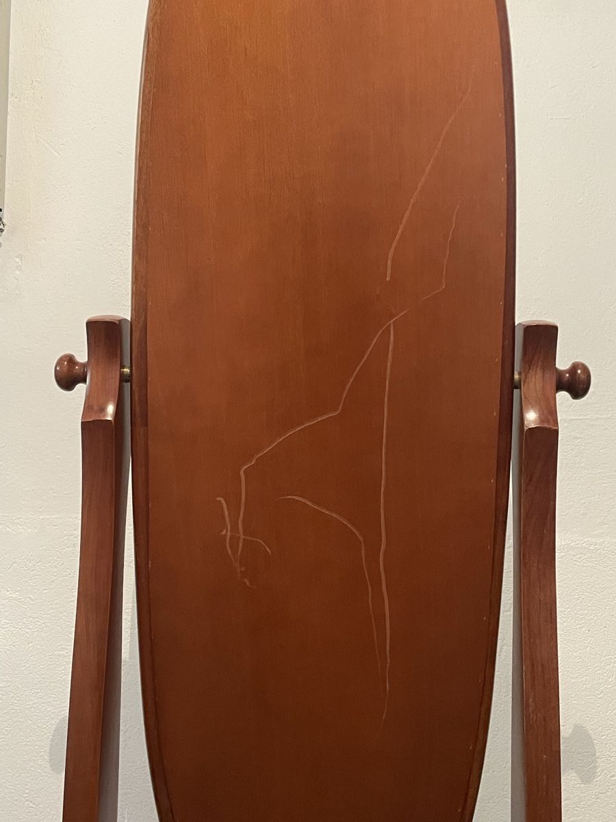 Specchi: Standspiegel Holz oval kippbar – Usato da Lausanne venduto da ben_vk68 4