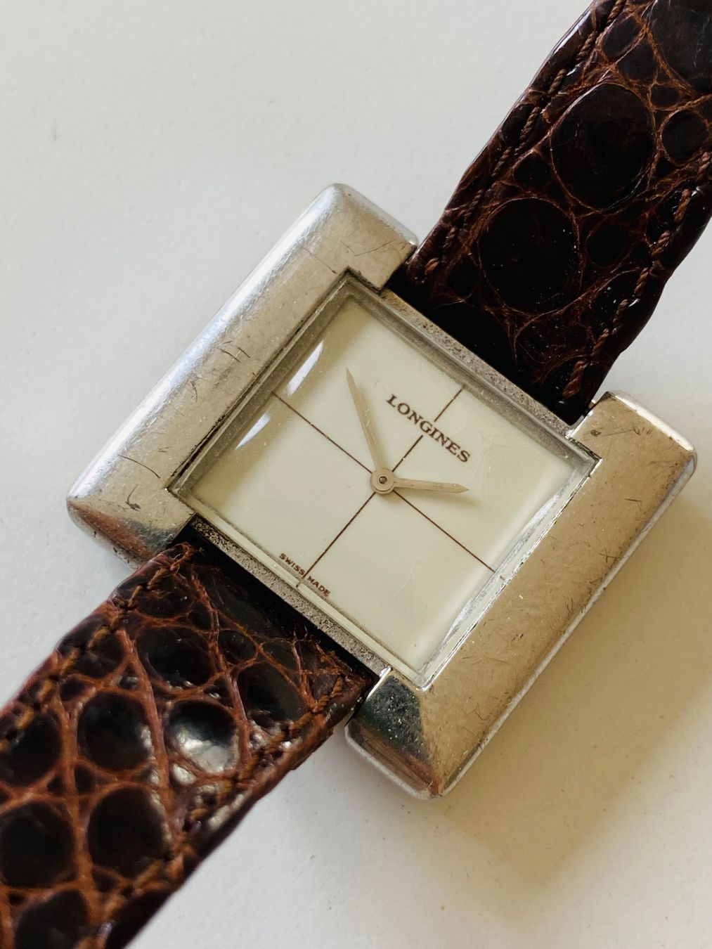 Longines Orologi: Longines Serge Manzon ref. 5004 Silver 925 - Rare / Selten – Usato da Küsnacht ZH venduto da Pedramy 1