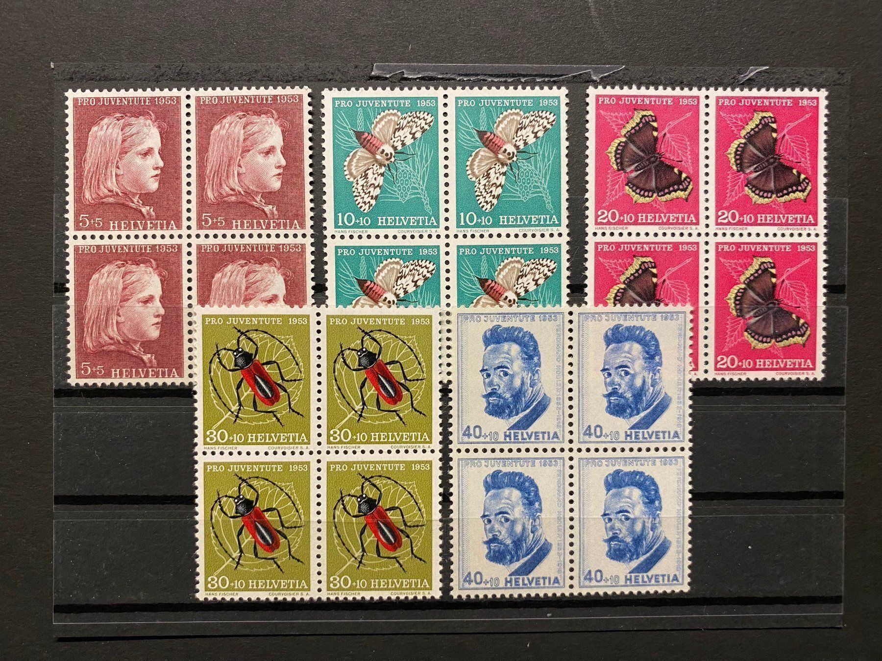 Tutti i francobolli: Pro Juventute Marken 1953 (Postfrisch) – Nuovo (secondo la descrizione) da Kirchenthurnen venduto da Scherzengel