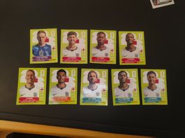 🏴󠁧󠁢󠁥󠁮󠁧󠁿 9x Panini Team England - ENG 2-5,8,11,18-20