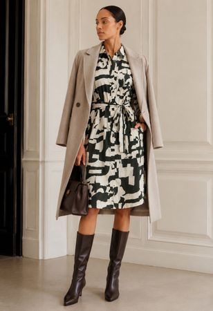 Seidenstricker Hemdblusenkleid Gr. 38 NEUWERTIG
