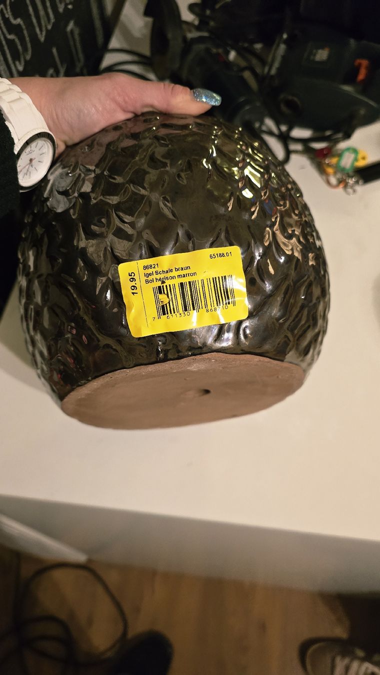 Vasi per fiori: Igel übertopf Design, braun/beige, – Nuovo e nell'imballaggio originale da Dussnang venduto da Priska2285 1