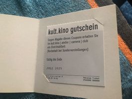 Kult Kino Gutschein Basel