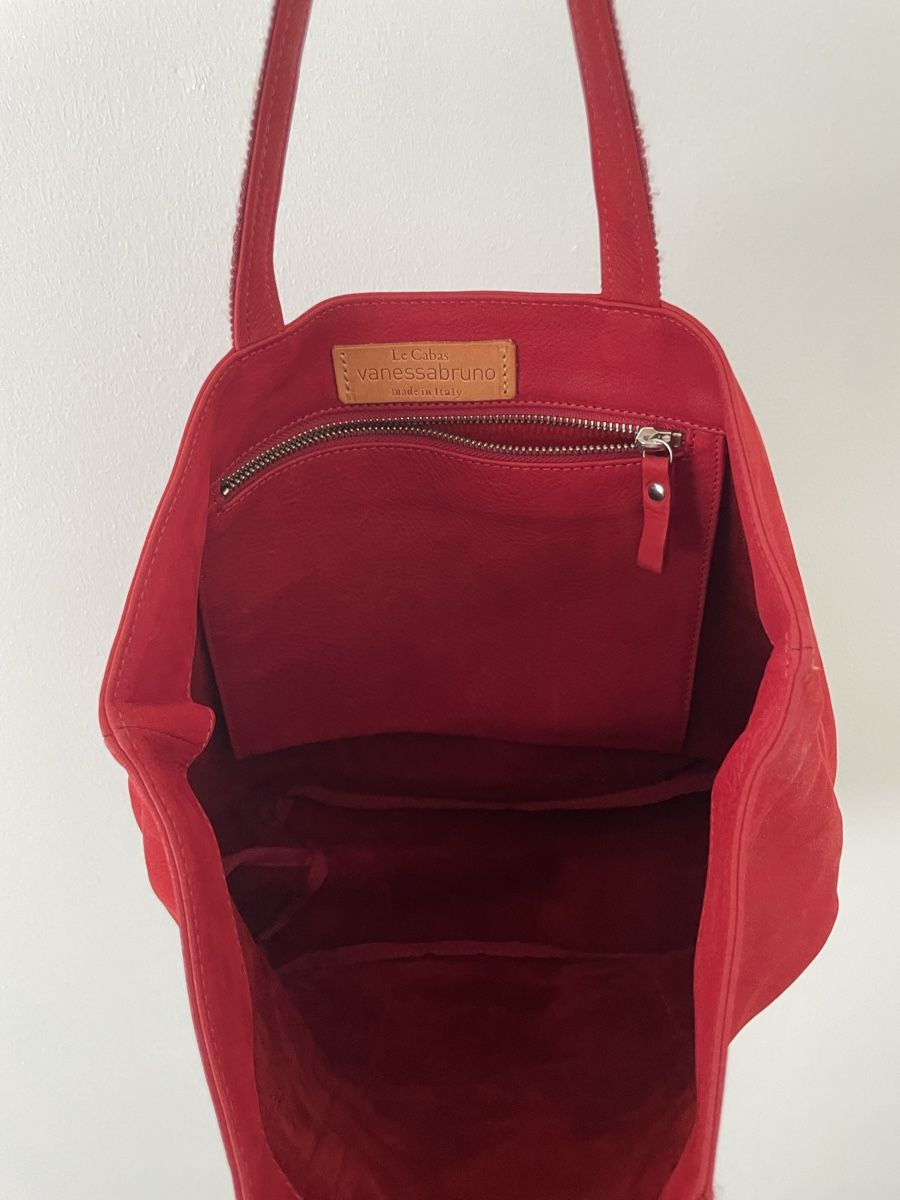 Vanessa Bruno Borse da donna: Sac en cuir rouge Vanessa Bruno – Nuovo (secondo la descrizione) da Hauterive NE venduto da Liianna___ 1
