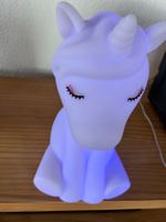 Einhorn Nachtlicht LED Lampe Kinderzimmer Deko bunt 🦄