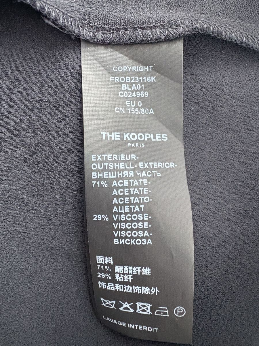 Kooples Kleider: The Kooples Kleid Gr. 36 schwarz – Gebraucht aus Zürich von auto-moto 4