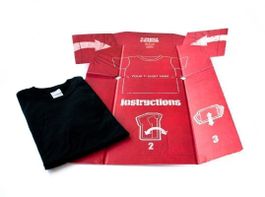 Faltkarton T-Shirt Folder