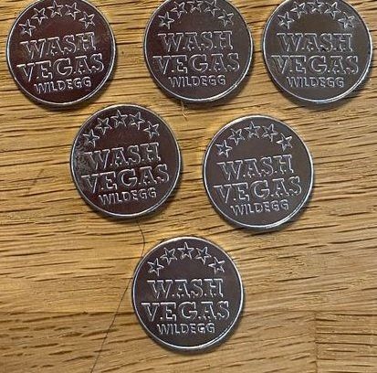 Medaglie: 40Stk Jeton Wash Vegas – Usato da Dintikon venduto da WCD