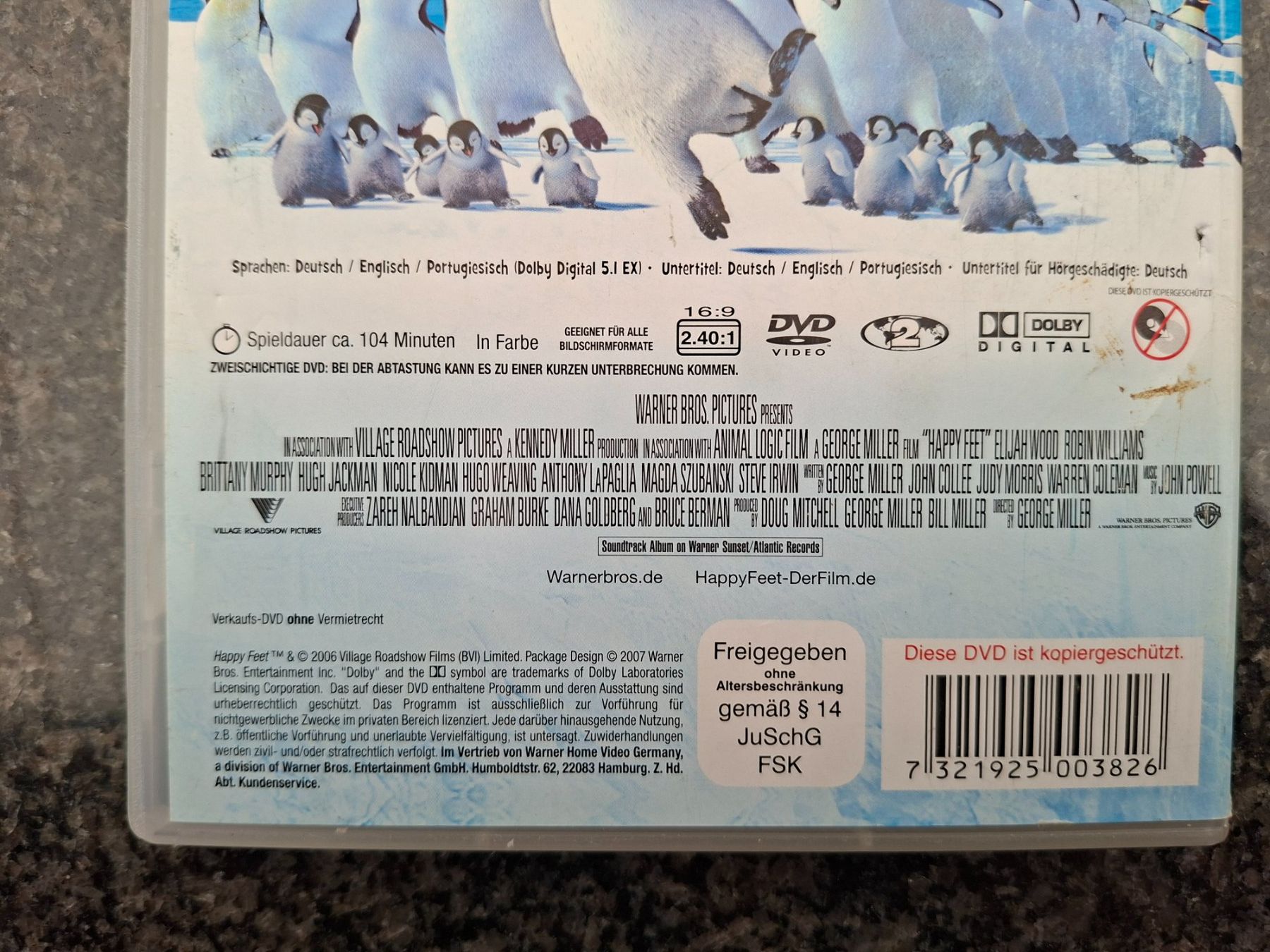Alle DVDs: DVD - Happy Feet – Gebraucht aus Boniswil von Totomat-Lady2 2