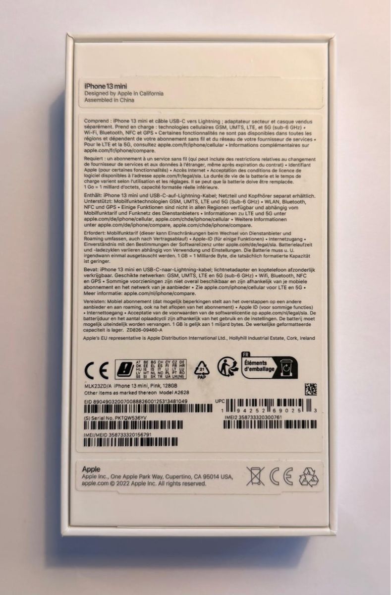 Apple Handys / Smartphones: iPhone 13 Mini Pink, 128 GB – Gebraucht aus Unterägeri von Barbless 5