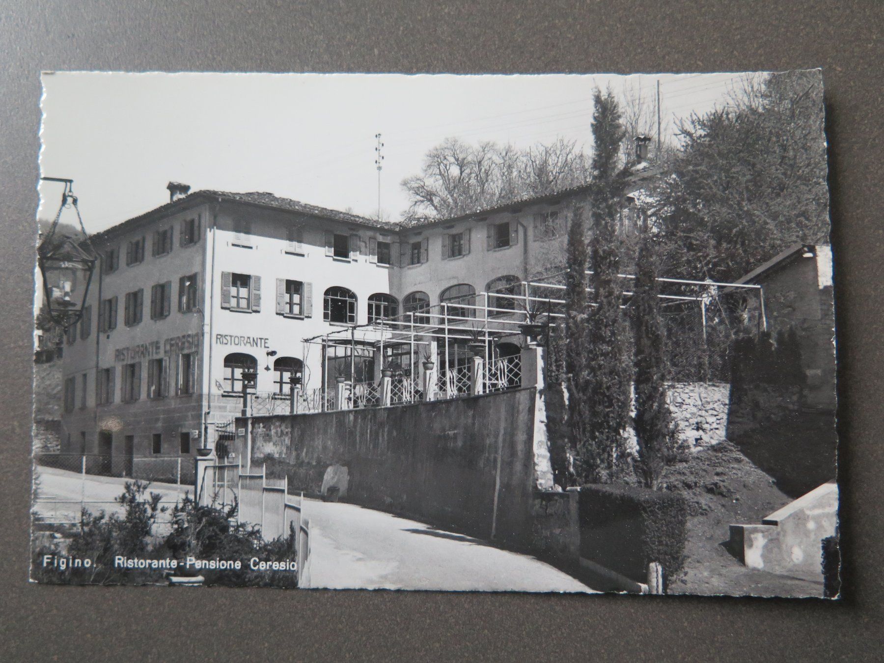 Cartoline postali: FIGINO - RISTORANTE-PENSIONE CERESIO – Usato da Wittenbach venduto da lipasal