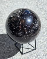 Galaxy Eis Obsidian Kugel B 65mm 343g
