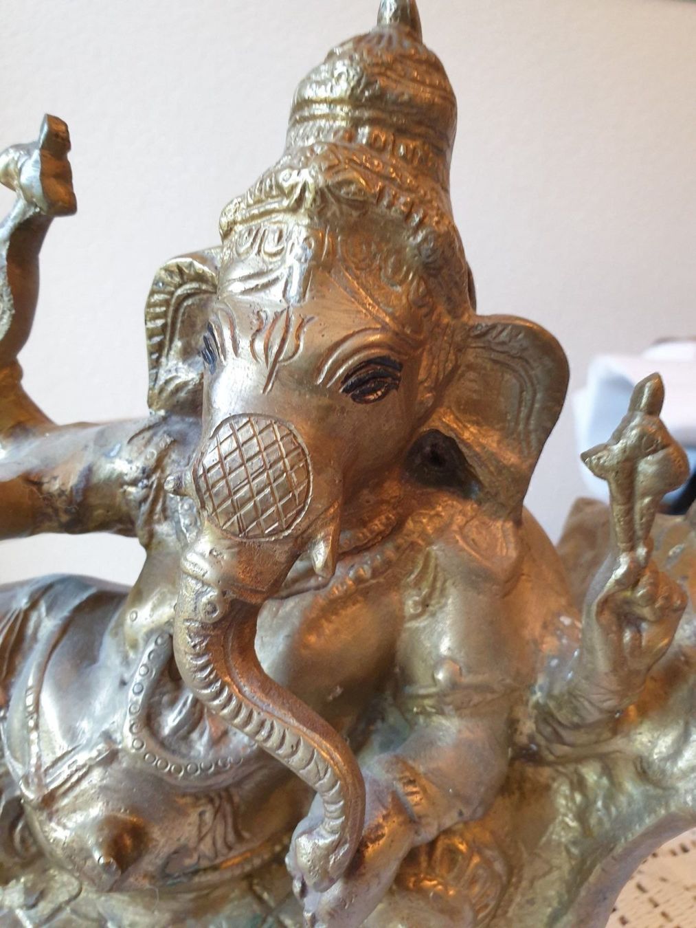 Sculture & Statue: Antiker Buddha Ganesha auf Thron – Usato da Bottmingen venduto da sandy_2 2