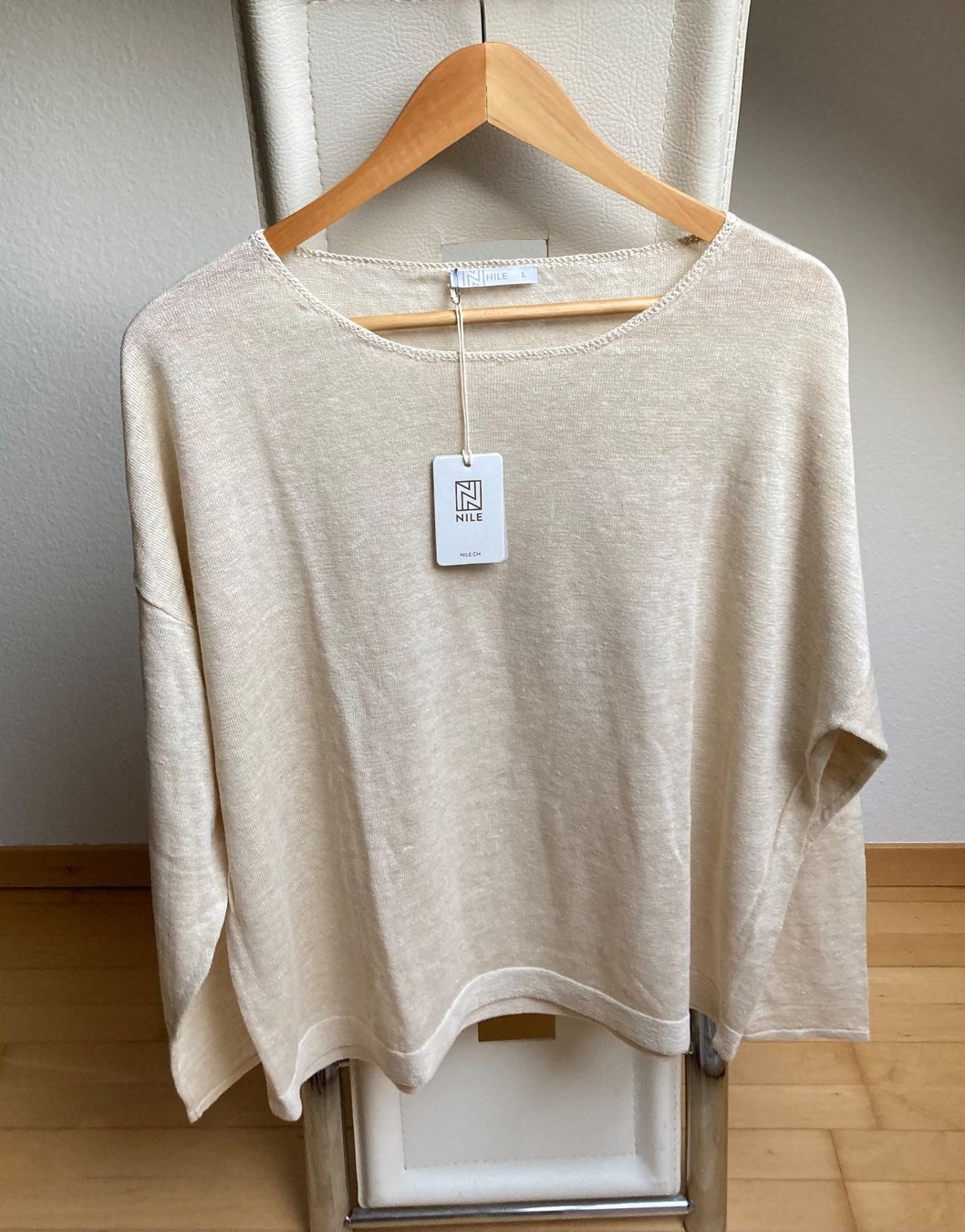 Nile Pulls & Sweat-shirts: Oversized Nile Leinen Pullover Gr.L – Neuf avec emballage d'origine à Unterägeri par Jutka_04