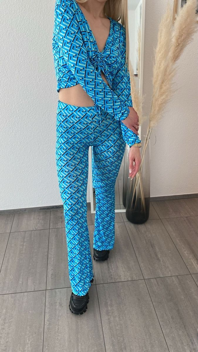Jumpsuits: Blauer Zweiteiler Gr. S - Figurbetont & stylish – Neu (gemäss Beschreibung) aus St. Gallen von Tina_tina9 2
