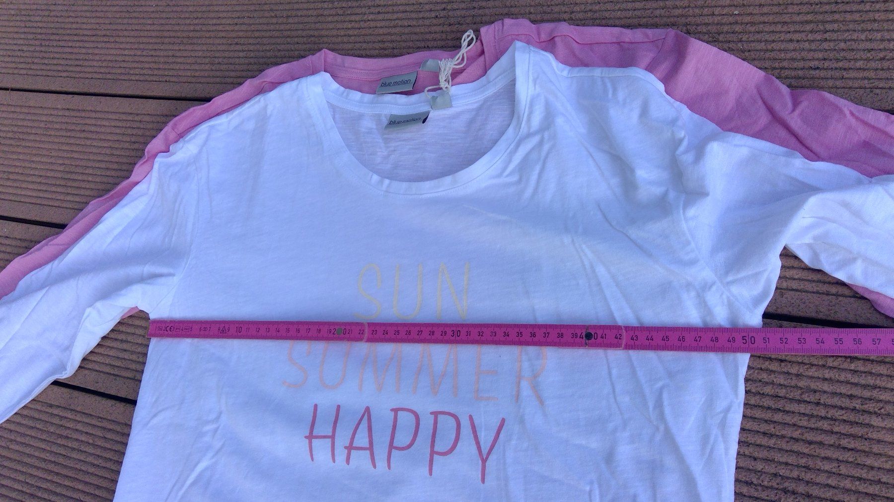 T-shirt: Lot 2x Sweat rose & blanc, taille M, NEUF – Nuovo e nell'imballaggio originale da Agiez venduto da chouchanelle 8