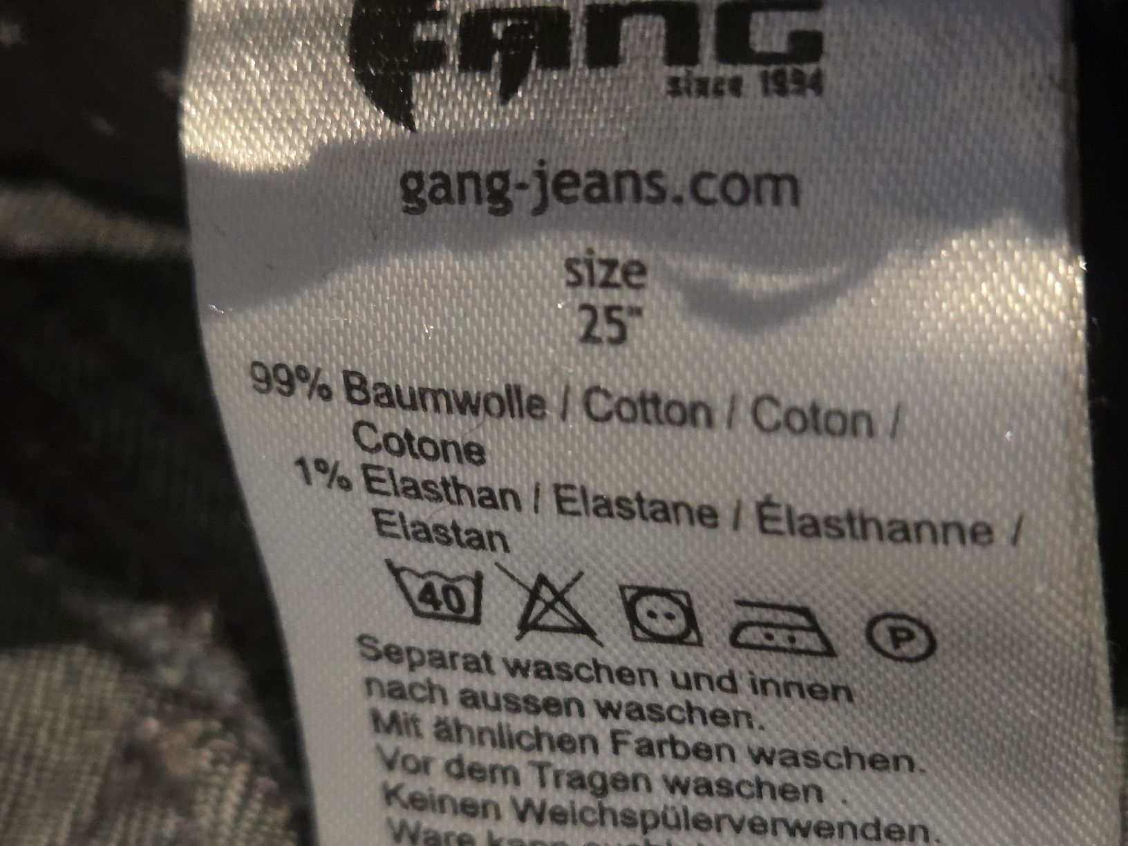 Gang Jeans: neu!!Gang jeans W25 – Nuovo (secondo la descrizione) da bellinzona venduto da zeus6535 5
