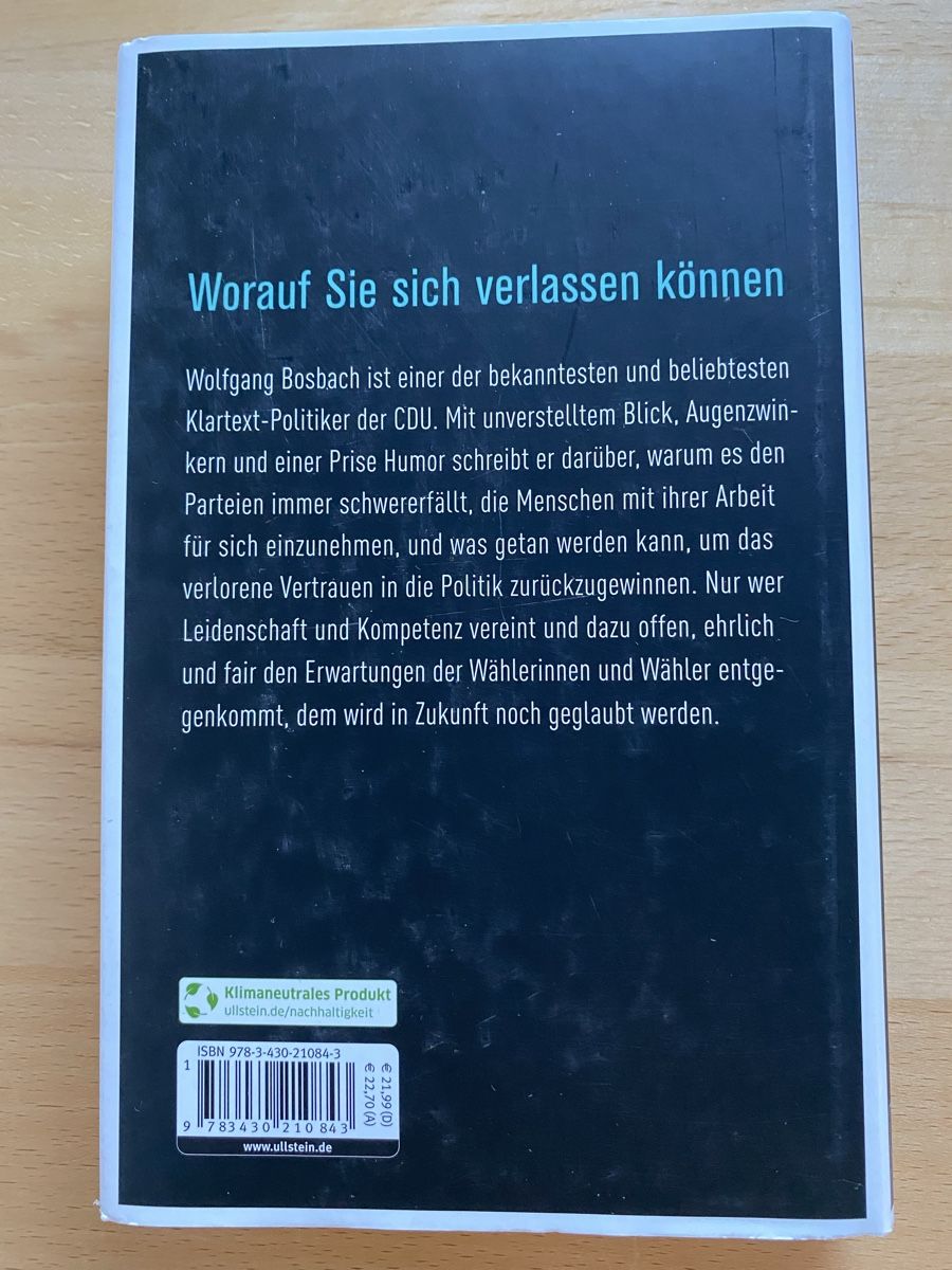 Libri: Wer glaubt uns noch? - Wolfgang Bosbach – Usato da Schwarzenburg venduto da Michellu 1