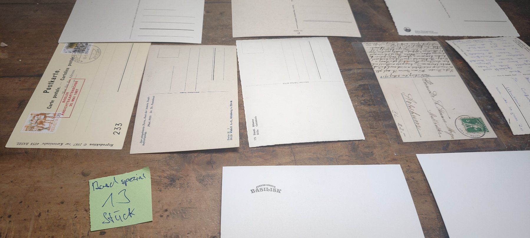Cartoline postali: 13 Seltene Post/Ansichtskarten BASEL und der Region – Usato da Gelterkinden venduto da MYSTOREFORYOU4460 8