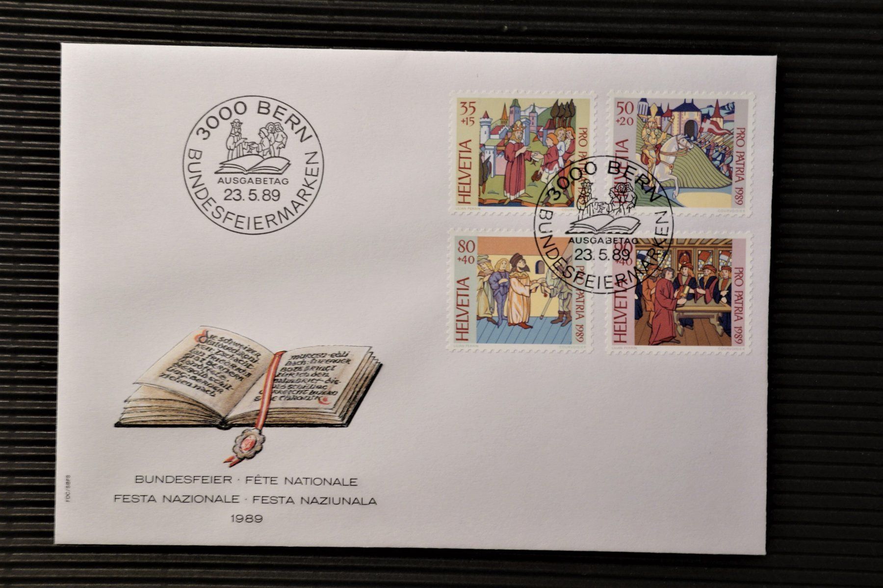 Tutti i francobolli: 1989 FDC Schweizer Bilderchroniken – Nuovo (secondo la descrizione) da Mettmenstetten venduto da Sutasso