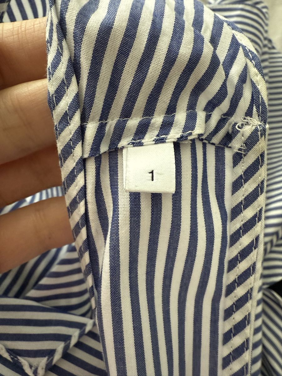 Sandro Vestiti: Sandro Paris Kleid, Gr. 1, blau-weiss gestreift – Usato da Zollikon venduto da snowflake10- 5