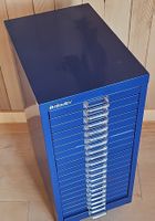 Bisley Schubladenschrank blau 20 Schubladen gebraucht