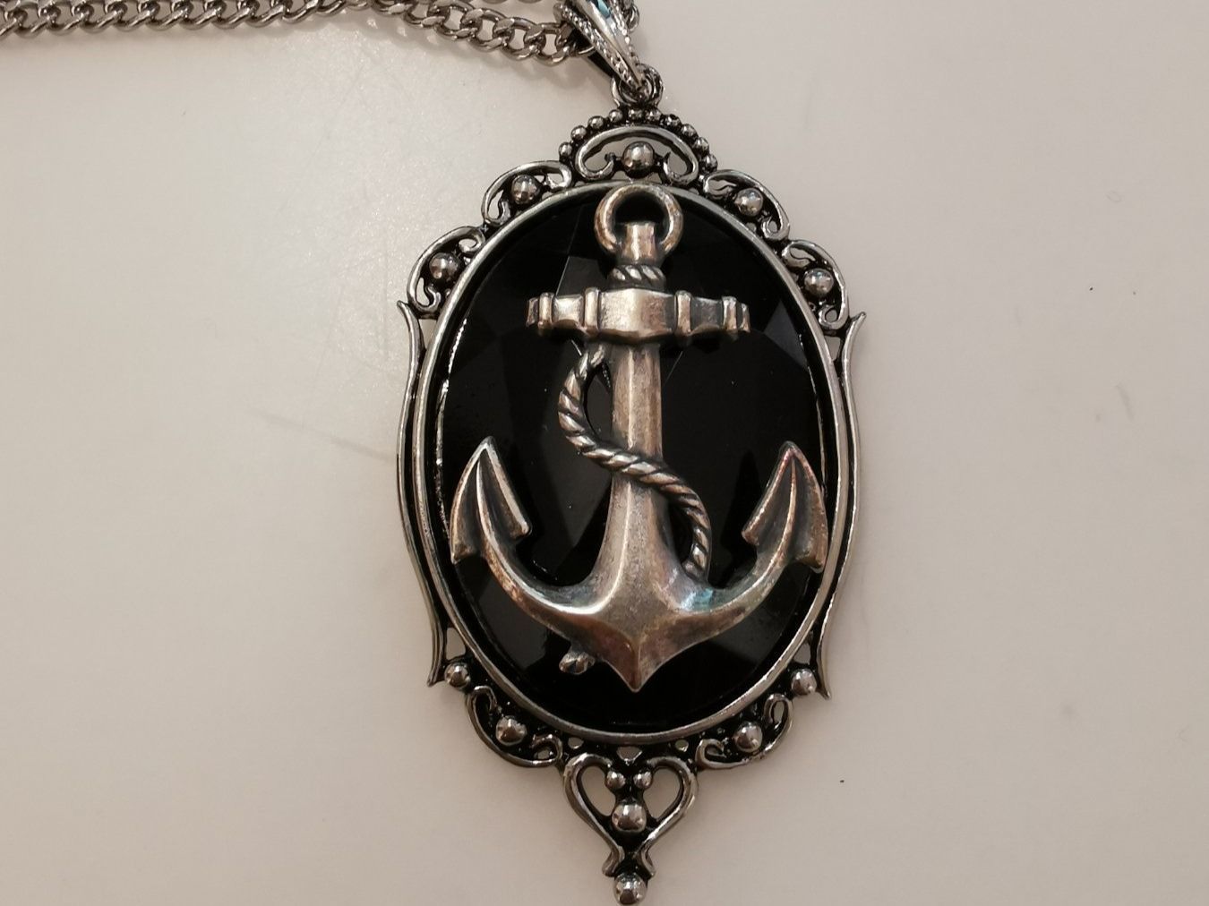 Catenine: Halskette Sailor Anker schwarz / silber – Nuovo e nell'imballaggio originale da Fischbach-Göslikon venduto da PitBullDoll