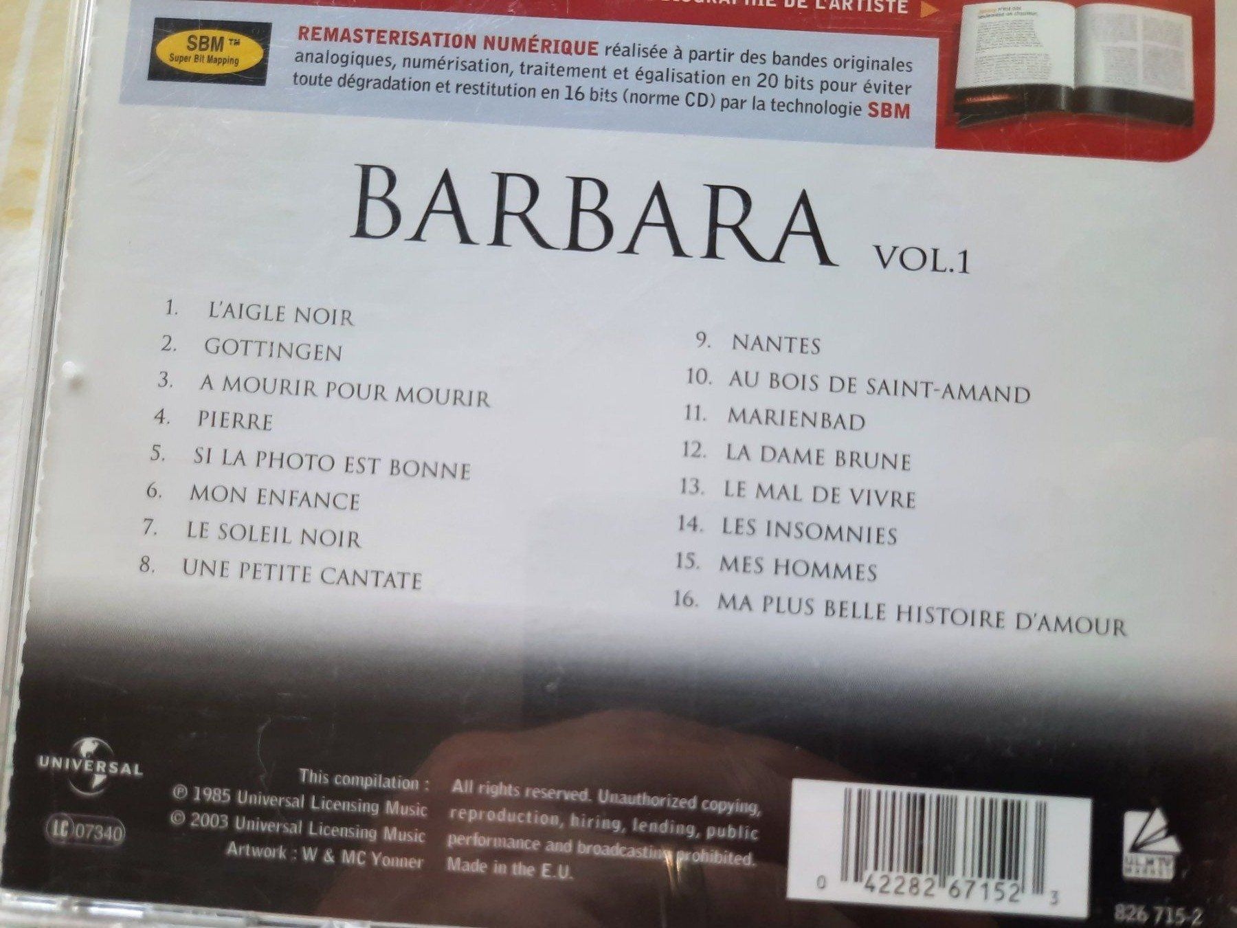 CDs: CD Barbara - Master série – Gebraucht aus Pully von bro_n52j 2