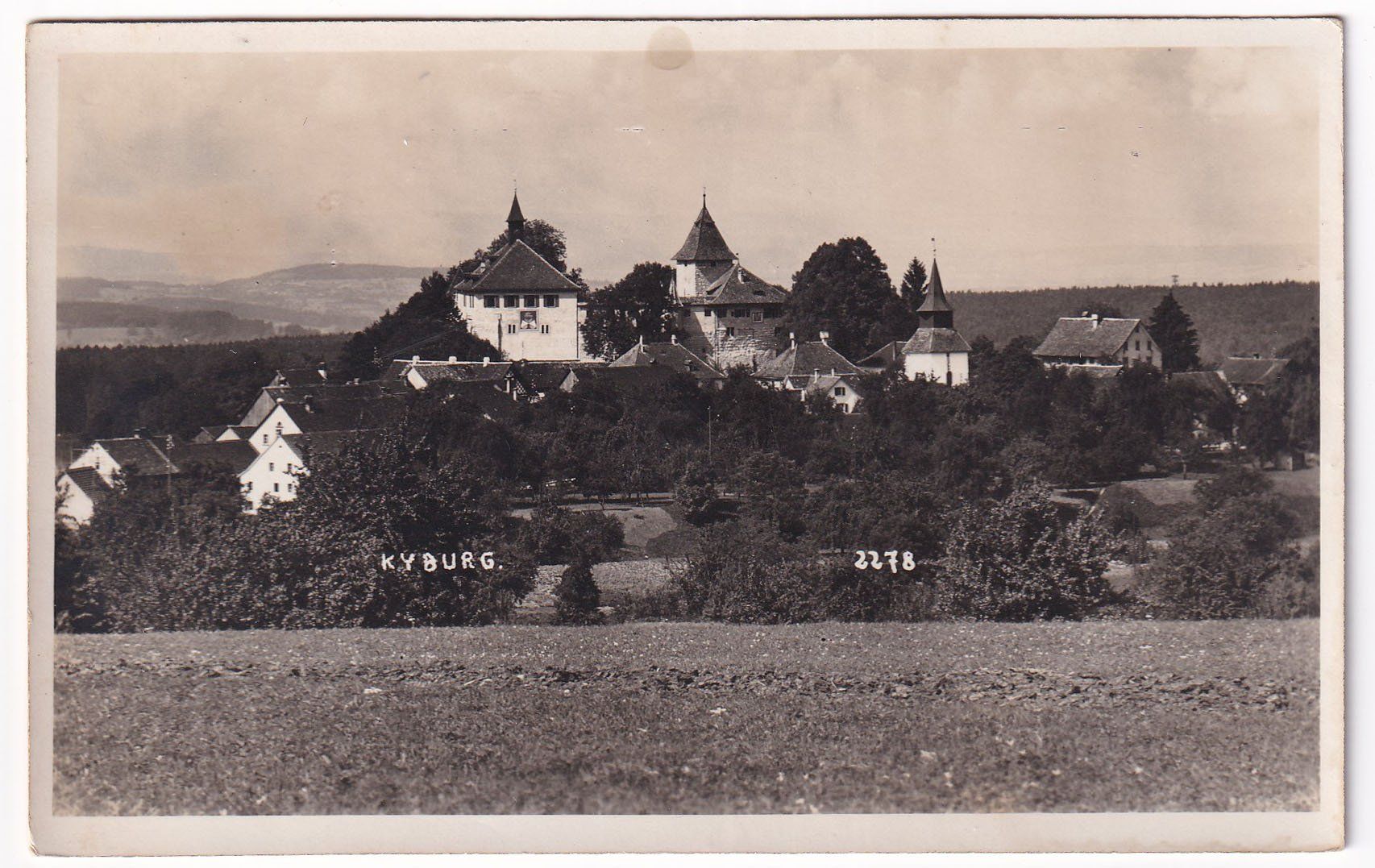 Cartoline postali: Kyburg N°2278  1930 – Usato da Cormoret venduto da Pascalll2001