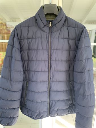 Steppjacke Gr. XL von Mango dunkelblau