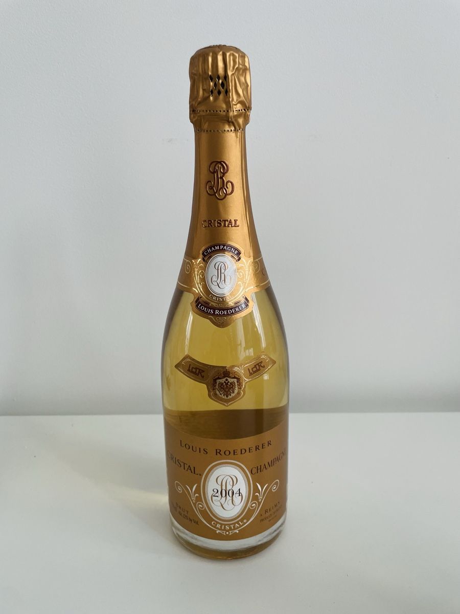 Louis Roederer Vino: Louis Roederer Cristal Champagne 2004 – Nuovo e nell'imballaggio originale da Zürich venduto da mar_t6nb